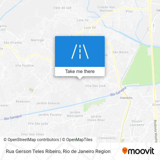 Rua Gerson Teles Ribeiro map