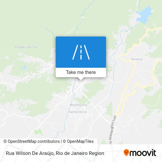 Rua Wilson De Araújo map