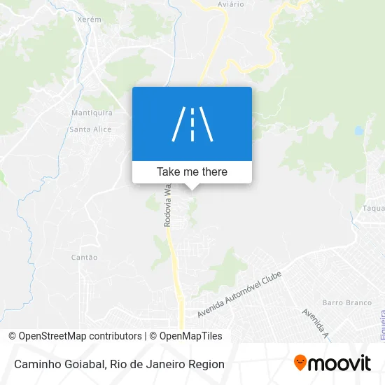 Caminho Goiabal map