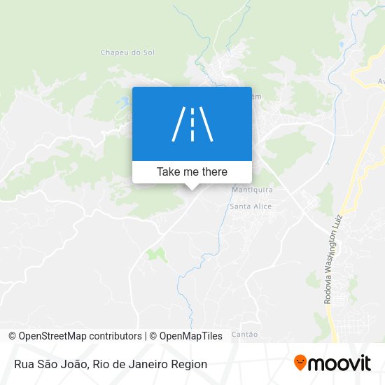 Rua São João map