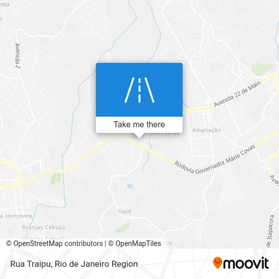 Rua Traipu map