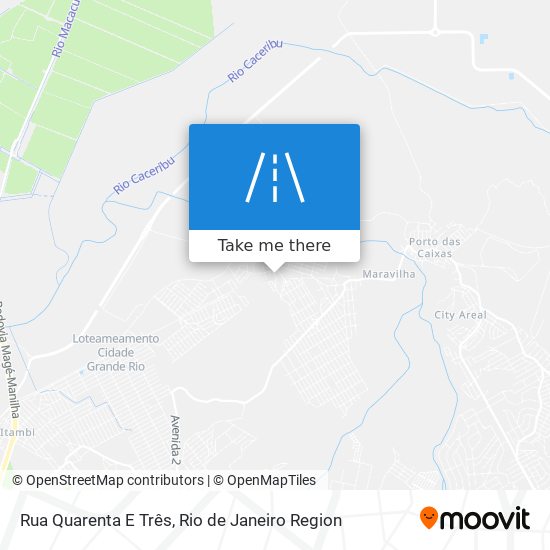 Rua Quarenta E Três map