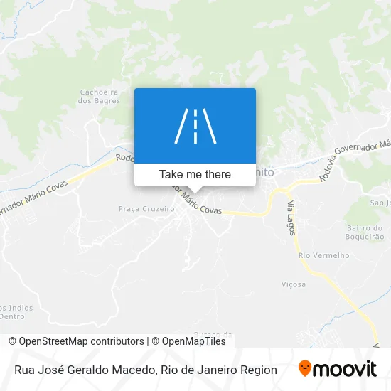 Rua José Geraldo Macedo map