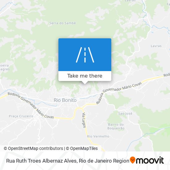 Rua Ruth Troes Albernaz Alves map