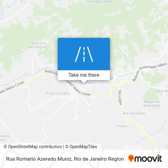 Rua Romario Azeredo Muniz map