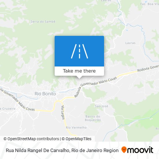 Mapa Rua Nilda Rangel De Carvalho