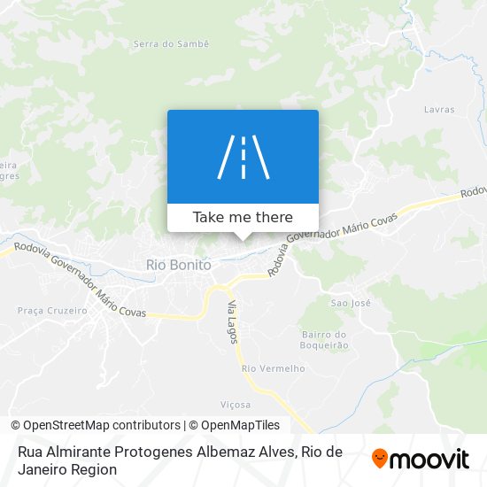 Mapa Rua Almirante Protogenes Albemaz Alves