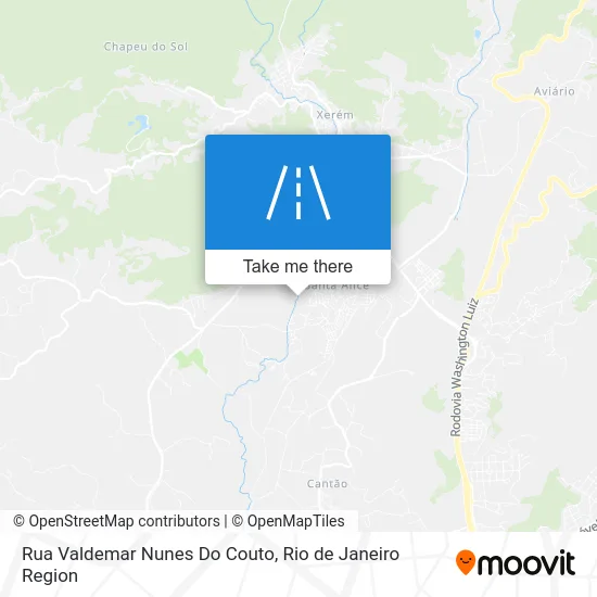 Rua Valdemar Nunes Do Couto map