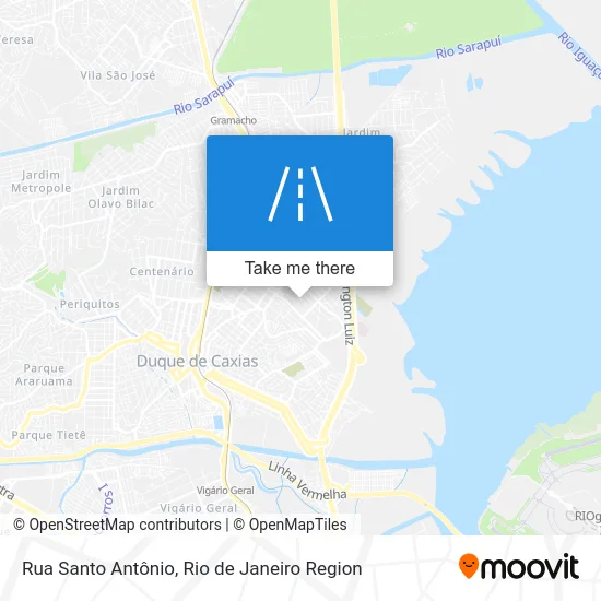 Rua Santo Antônio map