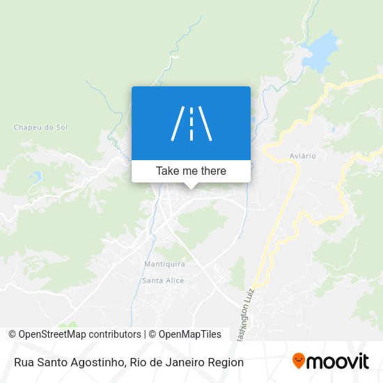 Rua Santo Agostinho map