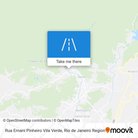 Rua Ernani Pinheiro Vila Verde map