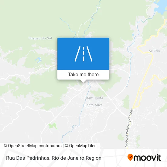 Rua Das Pedrinhas map
