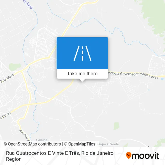 Rua Quatrocentos E Vinte E Três map