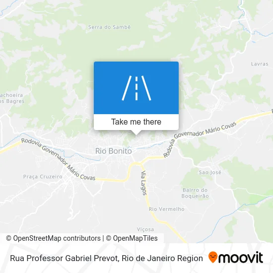 Rua Professor Gabriel Prevot map