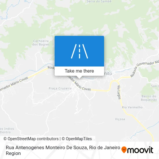 Rua Antenogenes Monteiro De Souza map