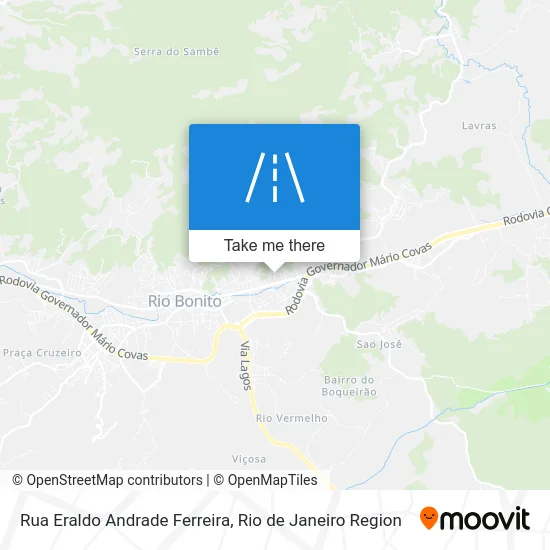 Rua Eraldo Andrade Ferreira map