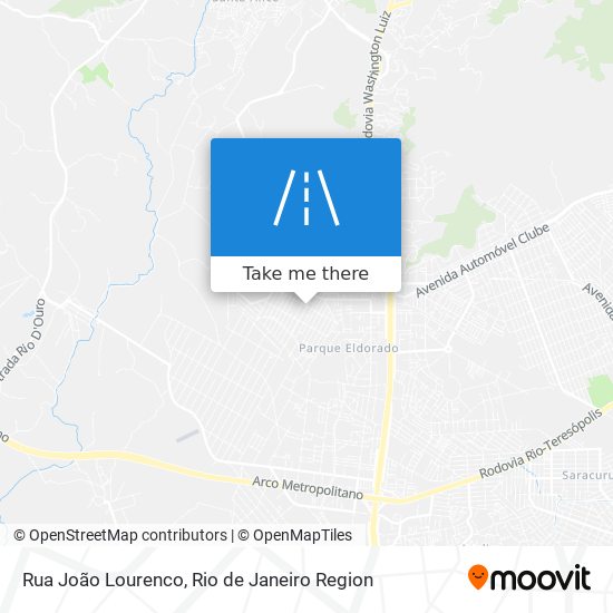 Rua João Lourenco map