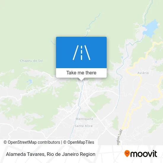 Alameda Tavares map