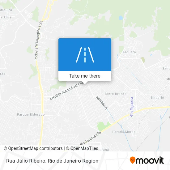 Rua Júlio Ribeiro map