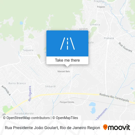 Rua Presidente João Goulart map