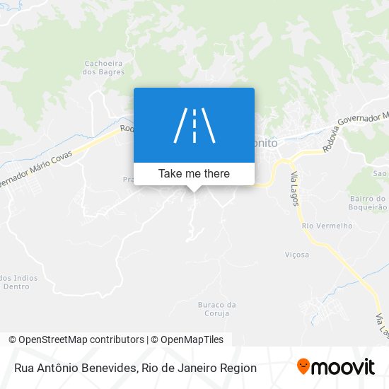 Mapa Rua Antônio Benevides