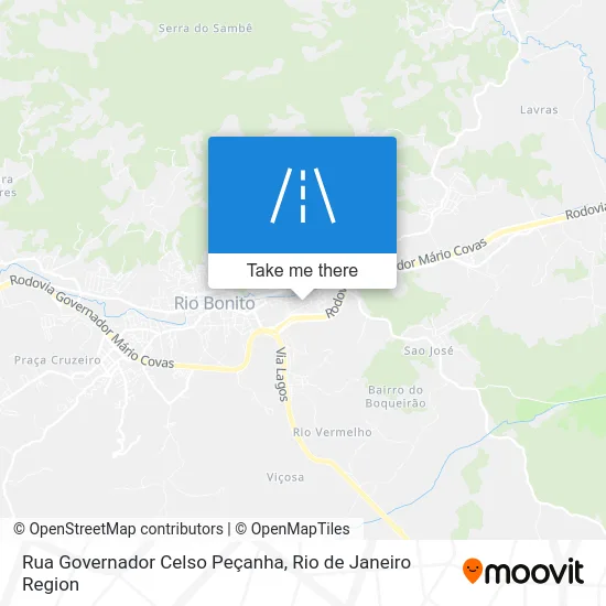 Rua Governador Celso Peçanha map
