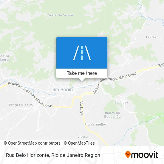 Rua Belo Horizonte map