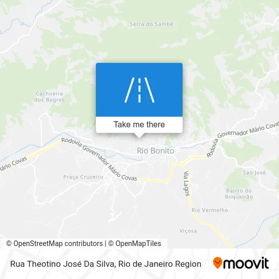 Rua Theotino José Da Silva map