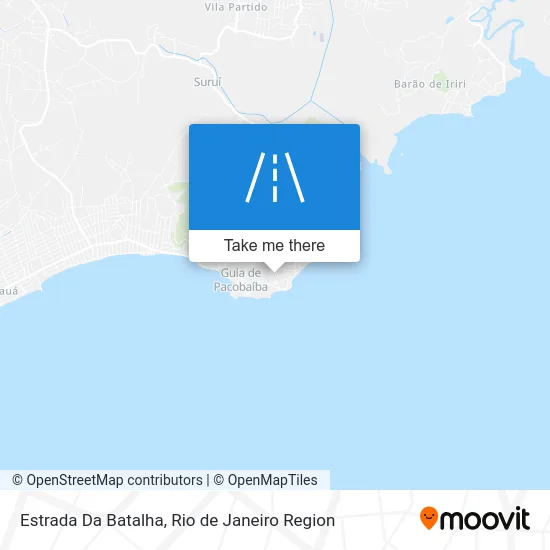 Estrada Da Batalha map