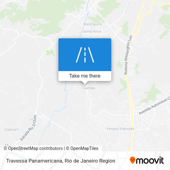 Travessa Panamericana map