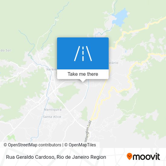 Rua Geraldo Cardoso map