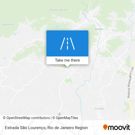 Estrada São Lourenço map
