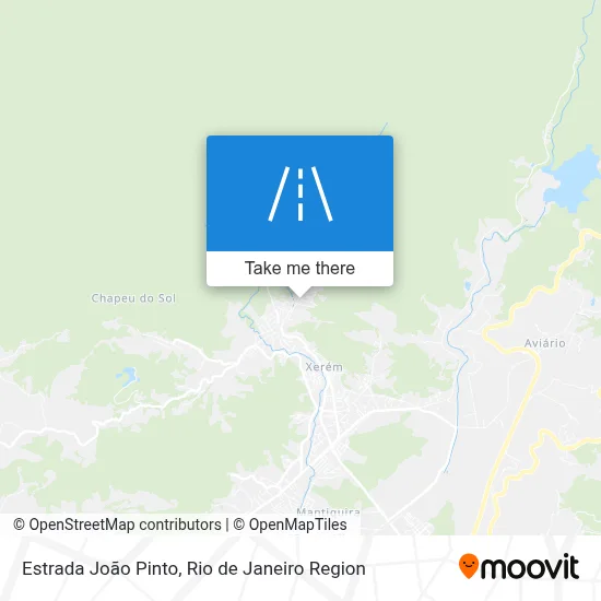 Estrada João Pinto map