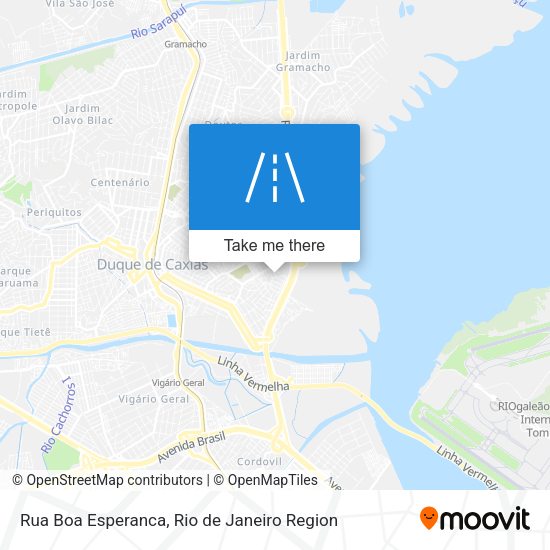 Rua Boa Esperanca map