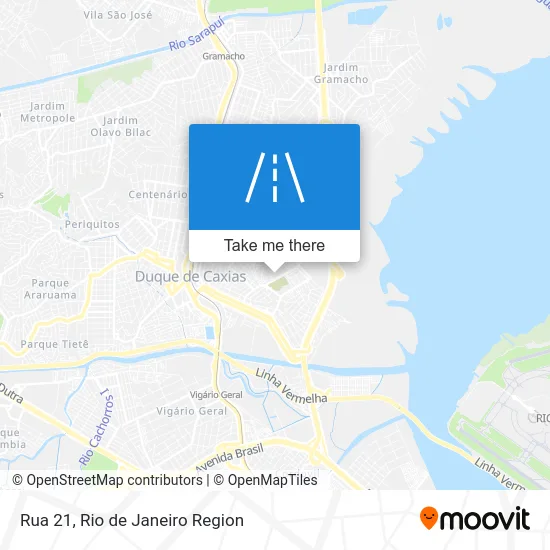 Rua 21 map