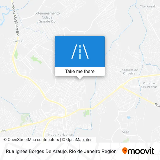Rua Ignes Borges De Araujo map