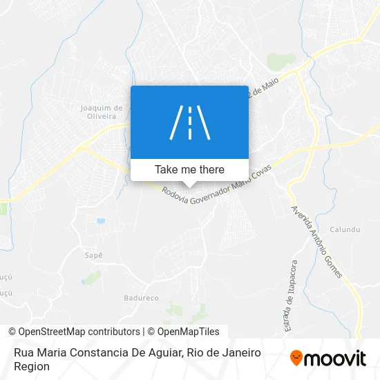 Rua Maria Constancia De Aguiar map