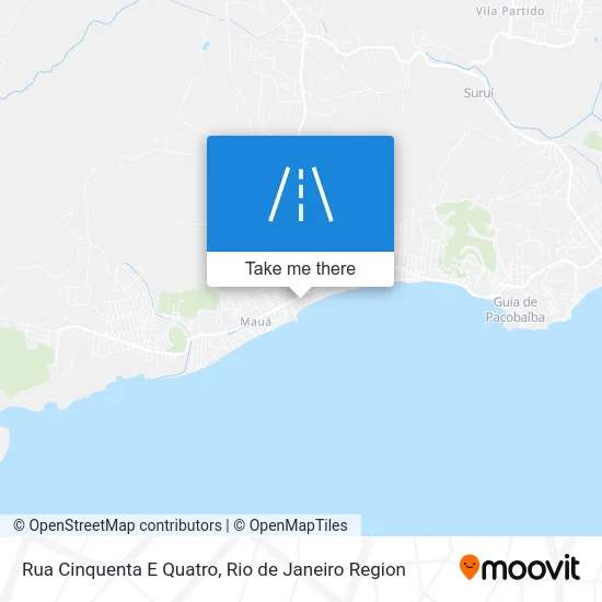 Rua Cinquenta E Quatro map