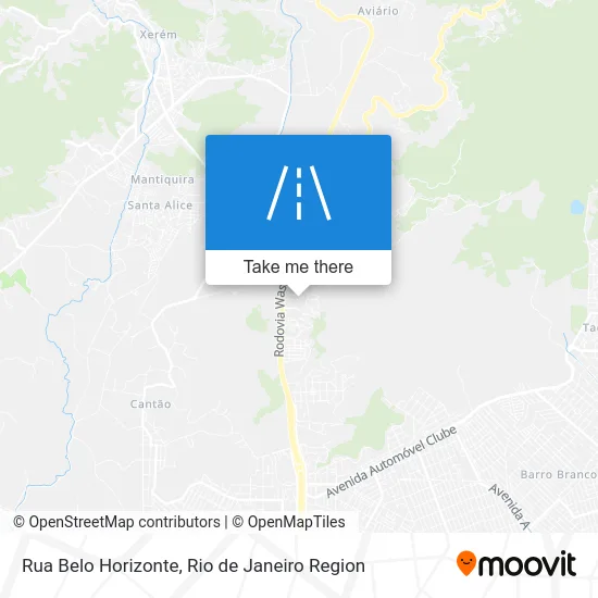 Rua Belo Horizonte map
