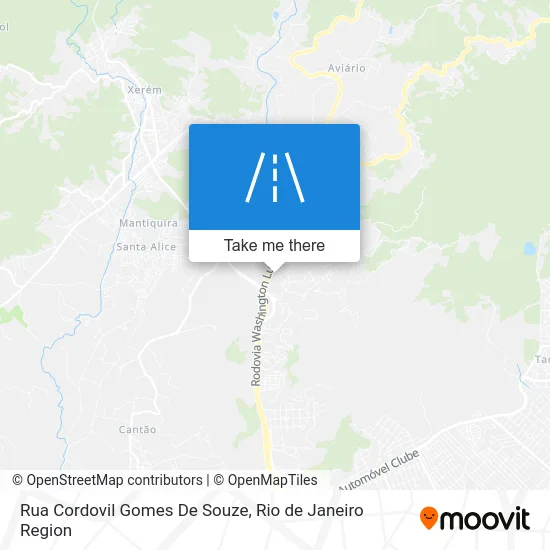 Rua Cordovil Gomes De Souze map