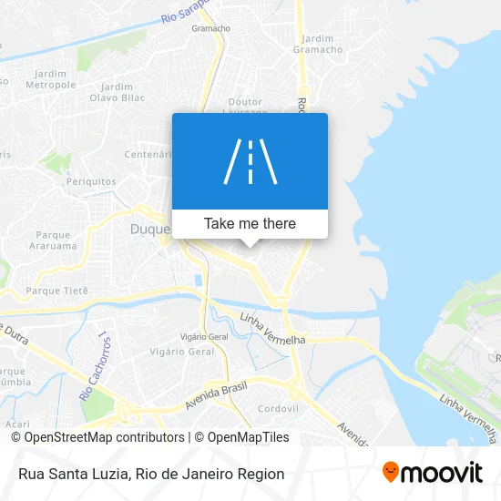 Rua Santa Luzia map