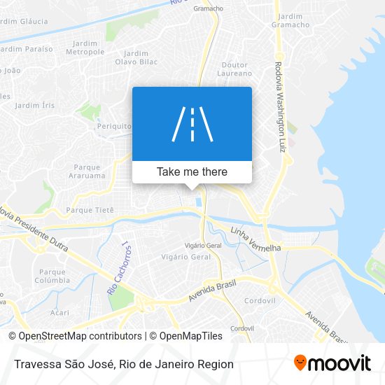 Mapa Travessa São José