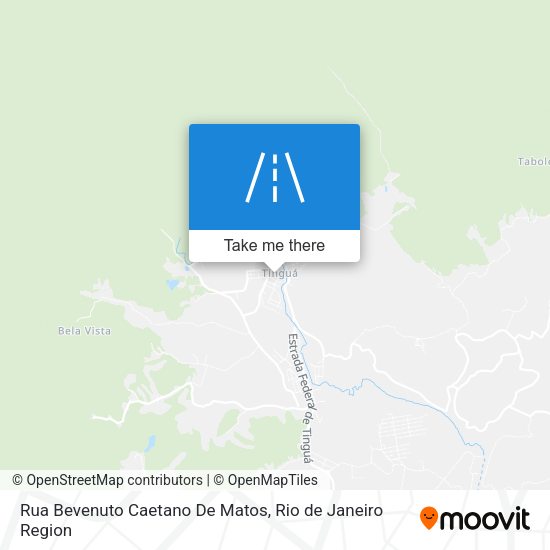 Rua Bevenuto Caetano De Matos map