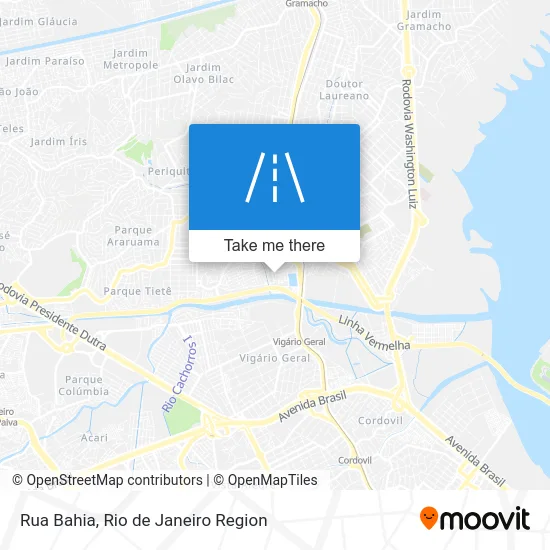 Rua Bahia map