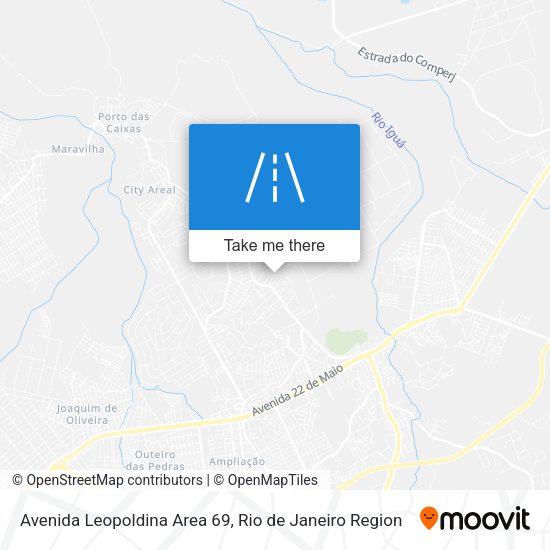Avenida Leopoldina Area 69 map