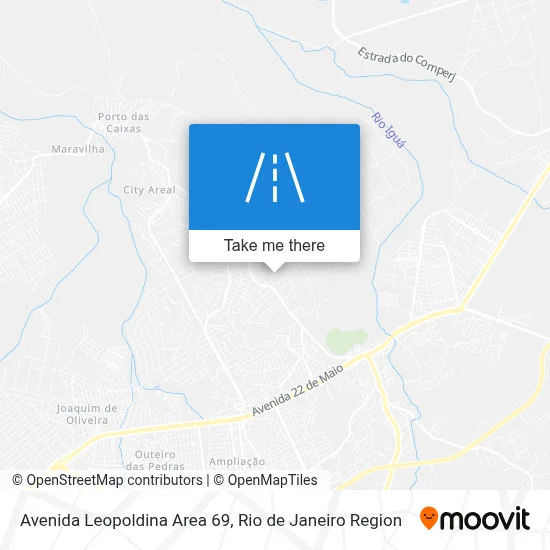 Avenida Leopoldina Area 69 map