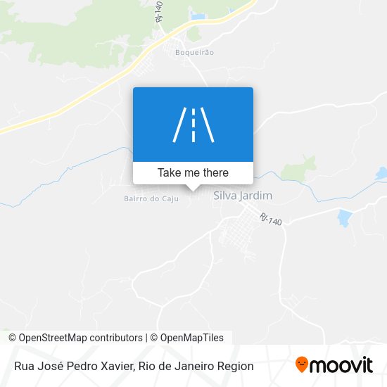 Rua José Pedro Xavier map