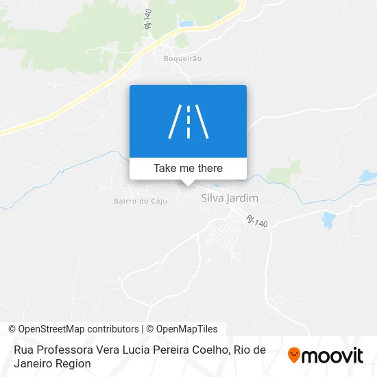 Rua Professora Vera Lucia Pereira Coelho map
