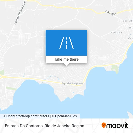 Estrada Do Contorno map