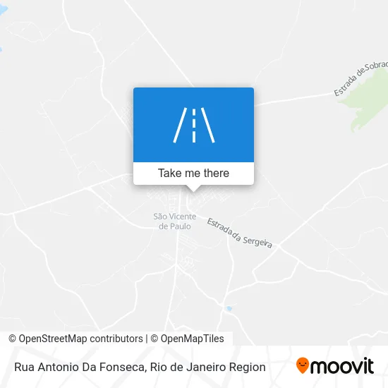 Rua Antonio Da Fonseca map